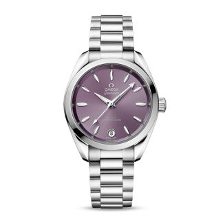 Omega Seamaster Aqua Terra 150m Co-Axial Master Chronometer 34mm Zegarek damski fioletowy O22010342010002