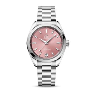 Omega Seamaster Aqua Terra 150m Co-Axial Master Chronometer 34mm Zegarek damski różowy O22010342010003