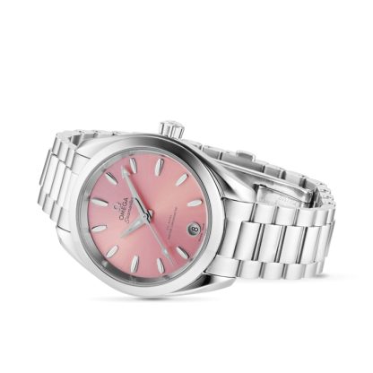 Omega Seamaster Aqua Terra 150m Co-Axial Master Chronometer 34mm Zegarek damski różowy O22010342010003 - obrazek 5