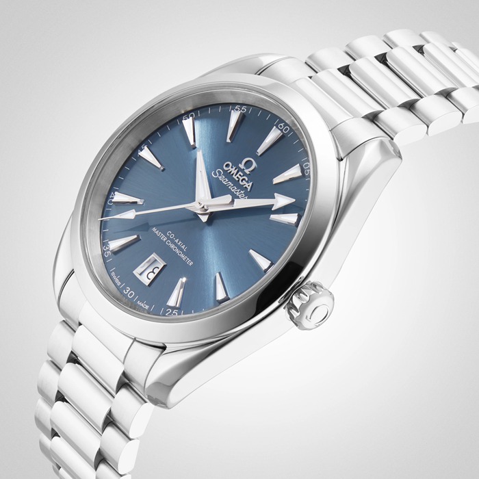 Omega Seamaster Aqua Terra 150m Co-Axial Master Chronometer 38mm Zegarek Unisex Niebieski O22010382003003 - obrazek 5