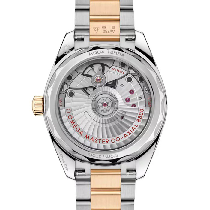 Omega Seamaster Aqua Terra Shades 34 Mm Steel - Moonshine™ Gold on Steel - Moonshine™ Gold O22020342008001 - obrazek 2