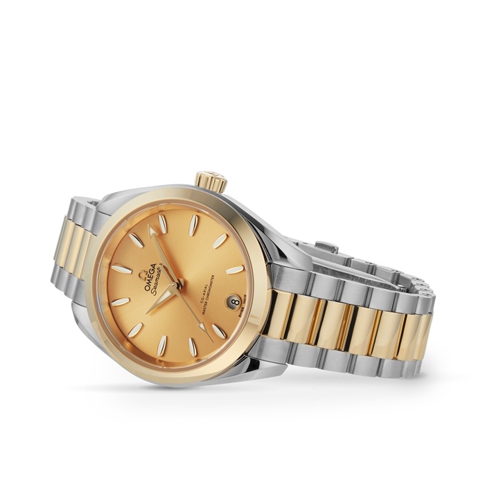 Omega Seamaster Aqua Terra Shades 34 Mm Steel - Moonshine™ Gold on Steel - Moonshine™ Gold O22020342008001 - obrazek 5