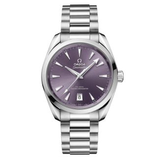Omega Seamaster Aqua Terra Shades 38mm Zegarek Unisex Fioletowy O22010382010004