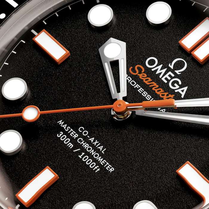 Omega Seamaster Diver 300 Automatic 42mm Zegarek Męski Pomarańczowa Guma O21032422001006 - obrazek 3