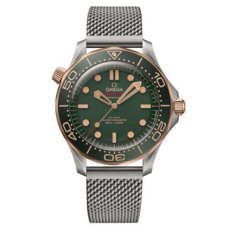 Omega Seamaster Diver 300M 42mm Tytanowy Zielony Zegarek Męski O21090422010001