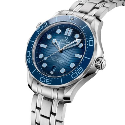 Omega Seamaster Diver 300M Co-Axial Master Chronometer 42mm Summer Blue O21030422003003 - obrazek 3