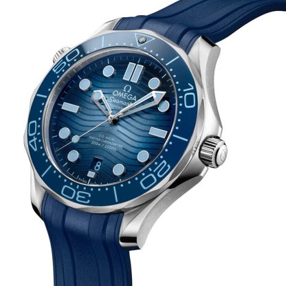 Omega Seamaster Diver 300M Co-Axial Master Chronometer 42mm Summer Blue O21032422003002 - obrazek 3