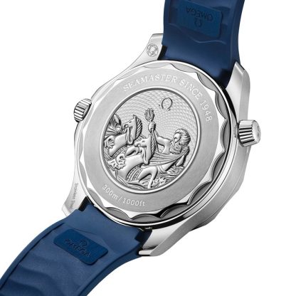 Omega Seamaster Diver 300M Co-Axial Master Chronometer 42mm Summer Blue O21032422003002 - obrazek 4