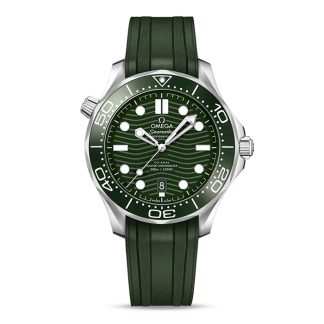 Omega Seamaster Diver 300m Co-Axial Master Chronometer 42mm Zegarek męski Zielony O21032422010001
