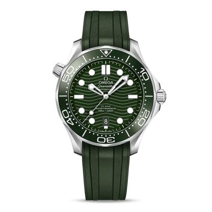 Omega Seamaster Diver 300m Co-Axial Master Chronometer 42mm Zegarek męski Zielony O21032422010001