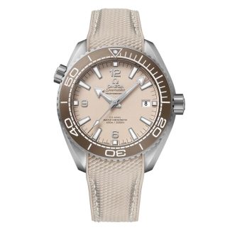 Omega Seamaster Planet Ocean 600M 43.5mm Zegarek męski Beżowy O21532442109001