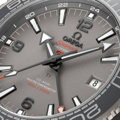 Omega Seamaster Planet Ocean 600M Co-Axial Master Chronometer GMT 45.5mm Zegarek męski szary O21592462299002 - obrazek 5