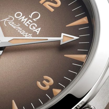 Omega Seamaster Railmaster 38mm Zegarek Męski Brązowy O23510382013001 - obrazek 3