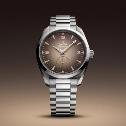 Omega Seamaster Railmaster 38mm Zegarek Męski Brązowy O23510382013001 - obrazek 4