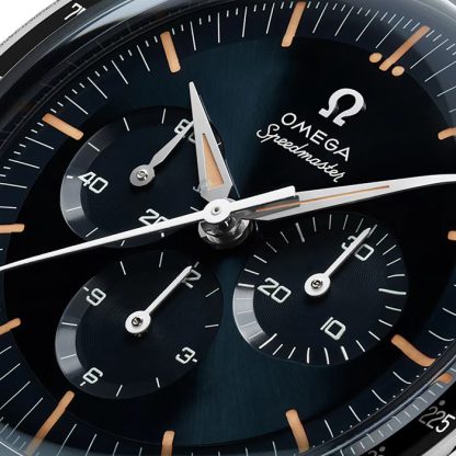 Omega Speedmaster Anniversary Series 40mm Zegarek męski Niebieski Stal nierdzewna O31030405006001 - obrazek 3