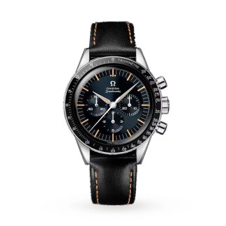 Omega Speedmaster Anniversary Series 40mm Zegarek męski Niebiesko-czarny skórzany pasek O31032405006001