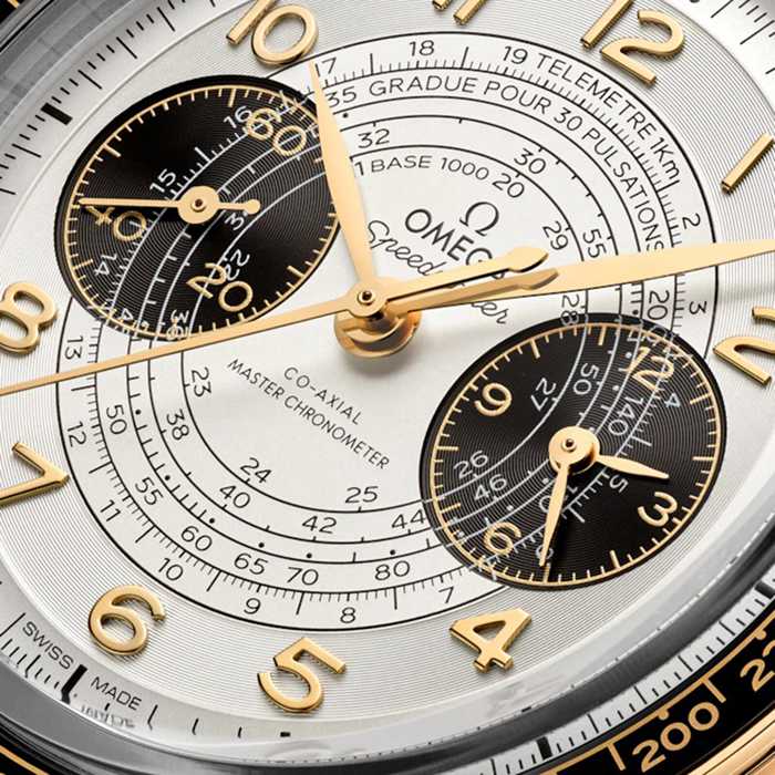 Omega Speedmaster Chronoscope Paris 2024 Olympics 43mm Zegarek męski Moonshine Gold O52262435102001 - obrazek 3