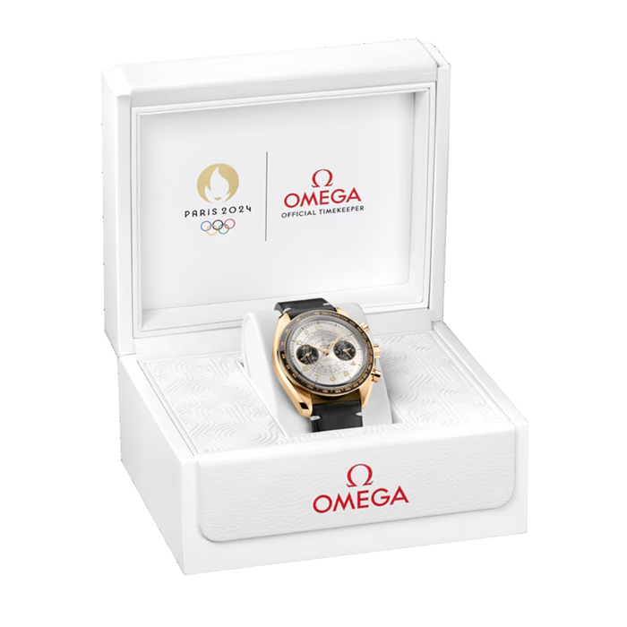 Omega Speedmaster Chronoscope Paris 2024 Olympics 43mm Zegarek męski Moonshine Gold O52262435102001 - obrazek 5