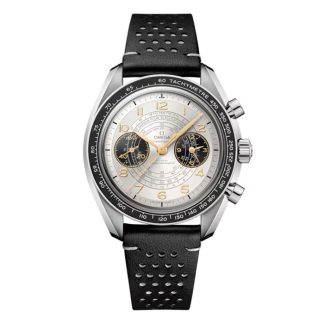 Omega Speedmaster Chronoscope Paris 2024 Olympics 43mm Zegarek męski Skóra O52232435102001