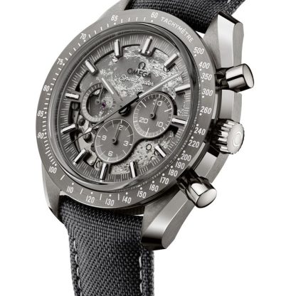 Omega Speedmaster Dark Side Of The Moon 44.2mm zegarek męski szary O31092445006001 - obrazek 2