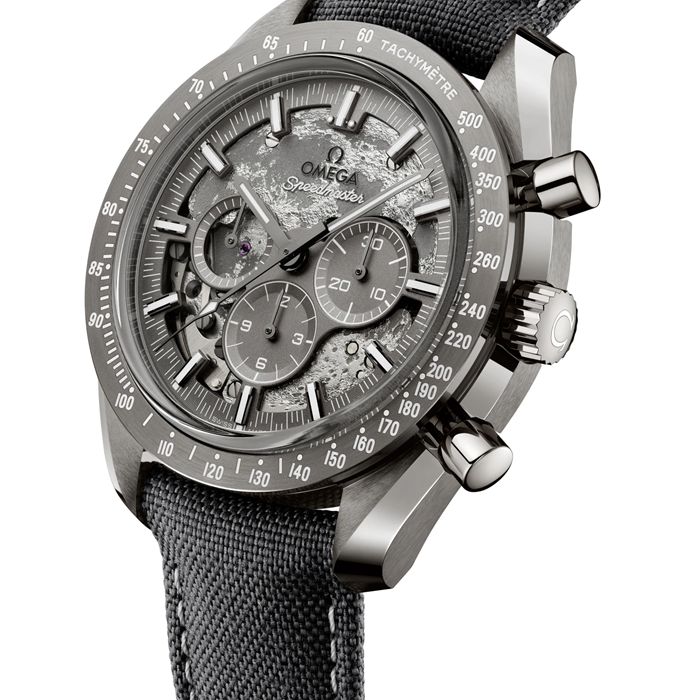 Omega Speedmaster Dark Side Of The Moon 44.2mm zegarek męski szary O31092445006001 - obrazek 2