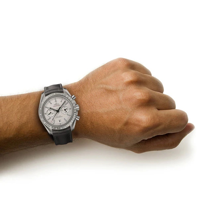 Omega Speedmaster Grey Side of The Moon Mens 45mm Ceramic Co-Axial Automatyczny zegarek męski O31193445199002 - obrazek 2