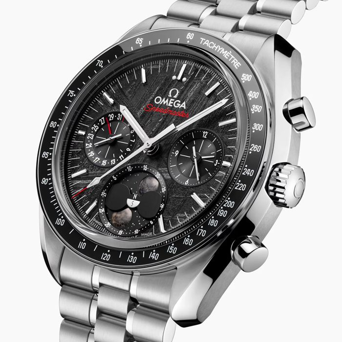 Omega Speedmaster Moonphase 43mm Zegarek Męski Stalowy Czarny O30430435201001 - obrazek 2