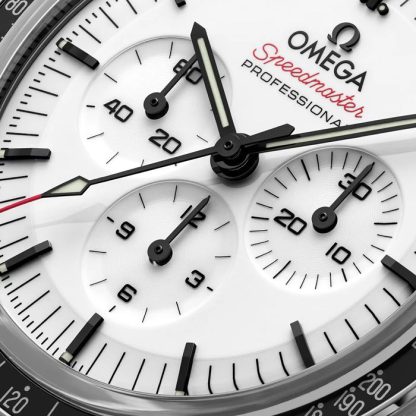 Omega Speedmaster Moonwatch Professional 42mm Zegarek męski Czarny gumowy pasek O31032425004001 - obrazek 2
