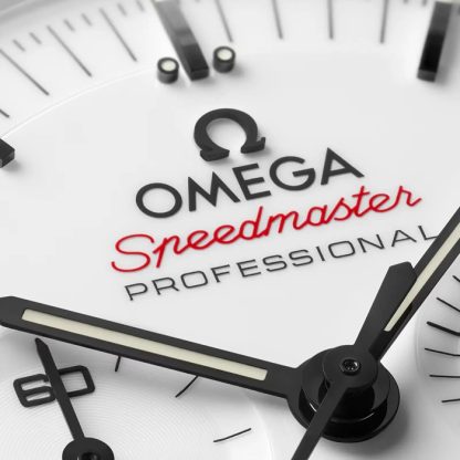 Omega Speedmaster Moonwatch Professional 42mm Zegarek męski Czarny gumowy pasek O31032425004001 - obrazek 4