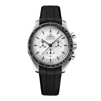 Omega Speedmaster Moonwatch Professional 42mm Zegarek męski Czarny gumowy pasek O31032425004001