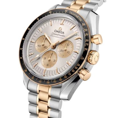 Omega Speedmaster Moonwatch Professional 42mm Zegarek męski Moonshine Gold O31020425002001 - obrazek 2