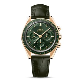 Omega Speedmaster Moonwatch Professional Co-Axial Master Chronometer Chronograph 42mm Zegarek męski Zielone Złoto Księżyca O31063425010001