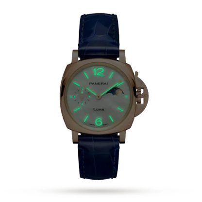 Panerai Luminor Due Luna Goldtech 38mm Zegarek damski PAM01181 - obrazek 2