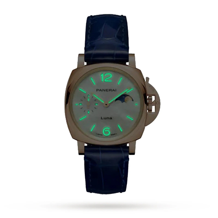 Panerai Luminor Due Luna Goldtech 38mm Zegarek damski PAM01181 - obrazek 2