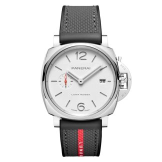 Panerai Luminor Due Luna Rossa 42mm Zegarek Męski Biały PAM01381