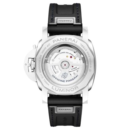Panerai Luminor Quaranta BiTempo Luna Rossa 40mm Zegarek męski Niebieski PAM01404 - obrazek 4