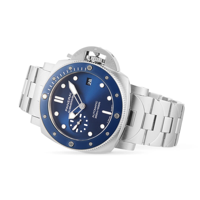 Panerai Submersible Blu Notte 42mm Zegarek męski PAM02068 - obrazek 3