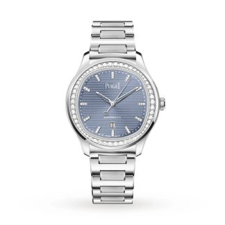 Piaget Polo Date 36mm Zegarek damski Niebieski G0A47027