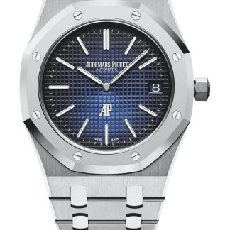 Replika Audemars Piguet Royal Oak Jumbo Extra-Thin Blue 15202IP.OO.1240IP.01