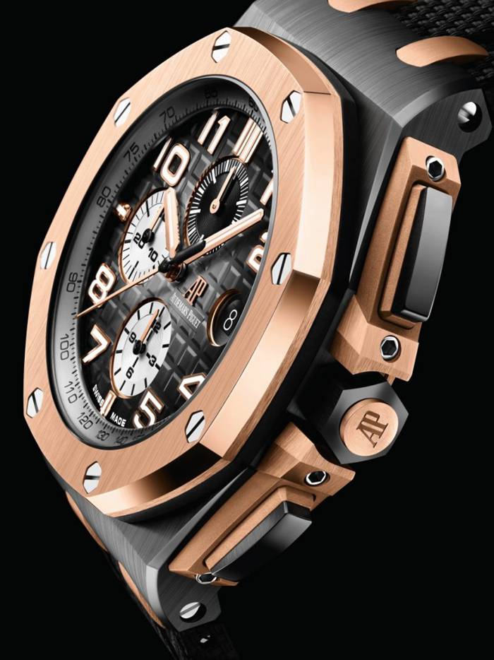 Replika Audemars Piguet Royal Oak Offshore Chronograph Automatyczny Szary 26405NR-OO-A002CA-01 - obrazek 2