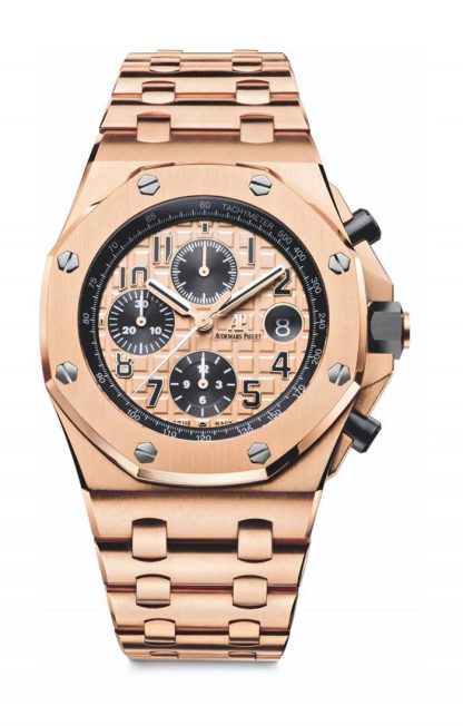 Replika Audemars Piguet Royal Oak Offshore Chronograph Gold 26470OR.OO.1000OR.01