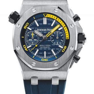 Replika Audemars Piguet Royal Oak Offshore Diver Chronograph Blue 26703ST.OO.A027CA.01