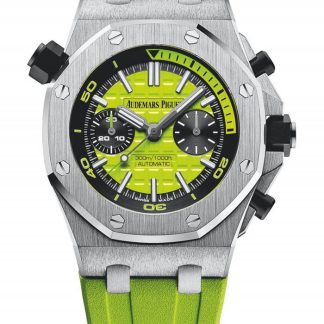 Replika Audemars Piguet Royal Oak Offshore Diver Chronograph Green 26703ST.OO.A038CA.01