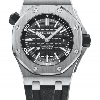 Replika Audemars Piguet Royal Oak Offshore Diver Czarny 15710ST.OO.A002CA.01