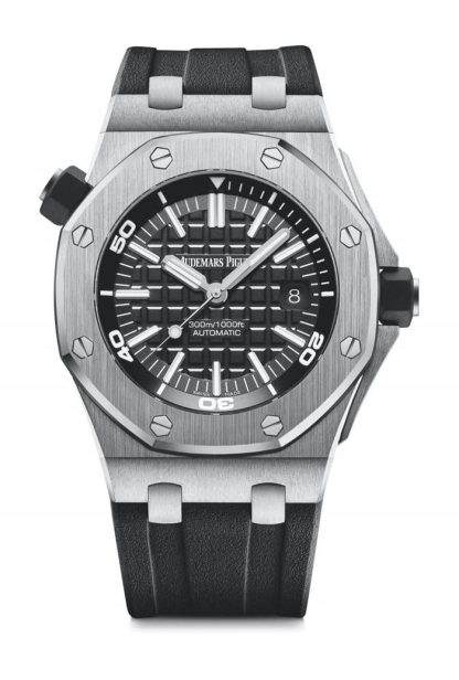 Replika Audemars Piguet Royal Oak Offshore Diver Czarny 15710ST.OO.A002CA.01
