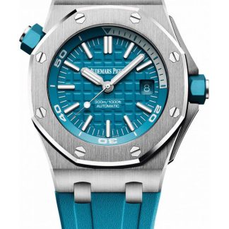 Replika Audemars Piguet Royal Oak Offshore Diver Niebieski 15710ST.OO.A032CA.01