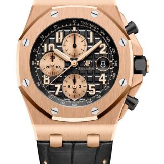 Replika Audemars Piguet Royal Oak Offshore Selfwinding Chronograph Black Gold 26470OR.OO.A002CR.02
