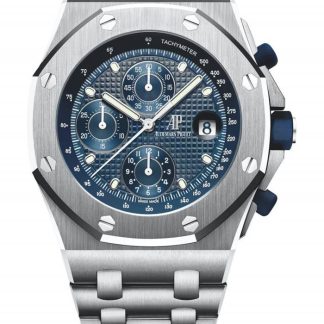 Replika Audemars Piguet Royal Oak Offshore Selfwinding Chronograph Blue 26237ST.OO.1000ST.01