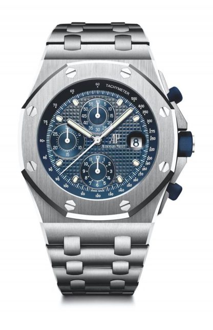 Replika Audemars Piguet Royal Oak Offshore Selfwinding Chronograph Blue 26237ST.OO.1000ST.01
