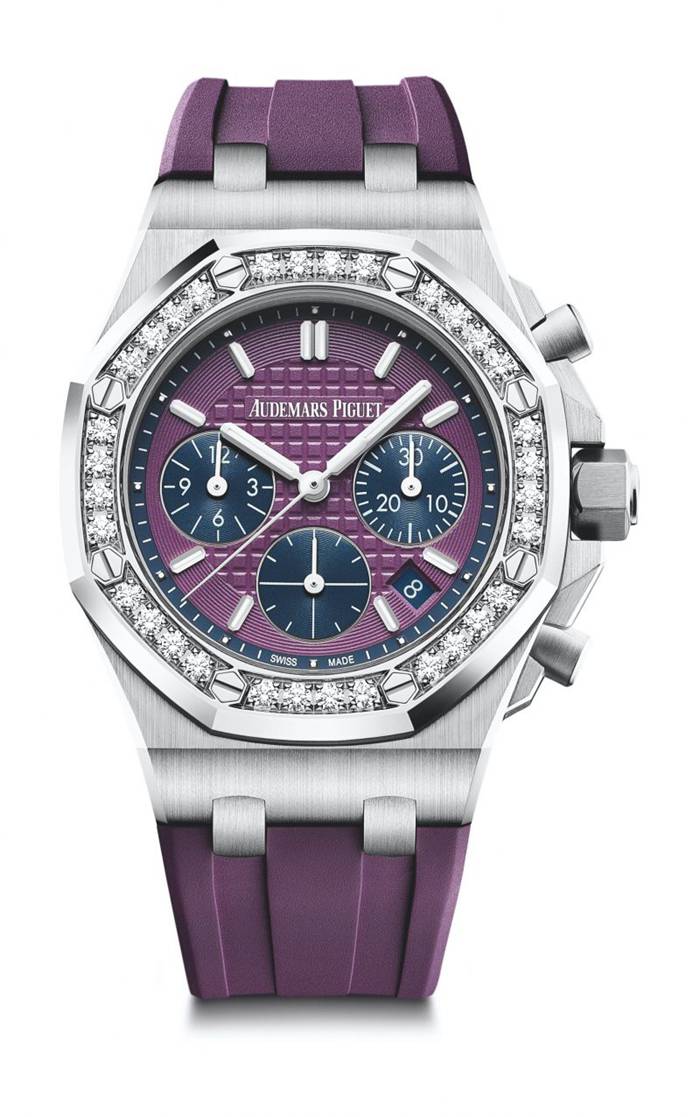 Replika Audemars Piguet Royal Oak Offshore Selfwinding Chronograph Purple 26231ST.ZZ.D075CA.01